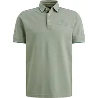 PME Legend Shirt 'Polo shirt in piqué with artwork' groen