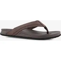 Blue Box heren teenslippers donkerbruin maat 41