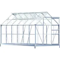Gardebruk Tuinkas Aluminium 380x190x195cm met fundering