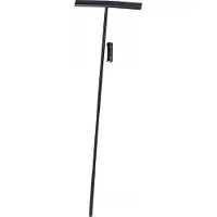 Wenko Vloer- En Ruitenwisser Rosole - Zwart Rvs - Extra Lange Steel 133cm - Dubbele Siliconen Lip