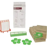 Sebo 6198ER Service-Box voor Airbelt C2/ C2.1/ C3/ C3.1 bevat 10 filterzakken 3 lagen 1 ziekenhuisfilter en 1 microhygi?nefilter