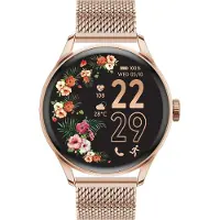 Ice Watch Smartwatch 2.0 Milanese Band Round 1.2'' Amoled Rose Gold (023394)