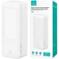 Usams Multifunctionele telefoonhouder met LED-lamp wit/wit ZB26501 (US-ZB265)