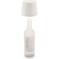 Briloner Bota – Tafellamp Oplaadbaar – LED flessenlamp – dimbare lamp op accu – touchbediening – draadloos – 11.5 cm – 1.8W – wit
