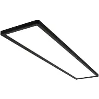 Briloner Tava - LED Plafonniere - plafondlamp met indirect licht - neutraal wit licht - 98cm - zwart