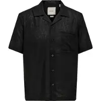 Only & Sons Overhemd 'ONSLAURENCE' zwart