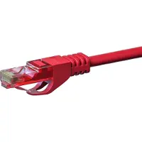 Dsit UTP CAT6 patchkabel - 5 meter rood - 100% koper - netwerkkabel - internetkabel - UTP kabel - RJ45 - 1000 mbit/s