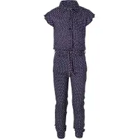 Quapi Girls jumpsuit Francky met stippen donkerblauw/wit | Maat: 92