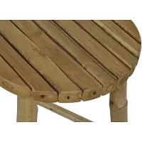 Express Bamboe kruk rond 30x50 cm - Set van 2 stuks
