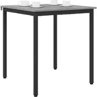 vidaXL Eettafels 70 x 70 x 75 cm METAAL Vierkant