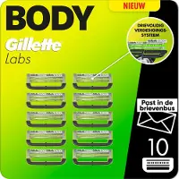 Gillette Labs Body Intimate Scheermesjes - 10 stuks - van