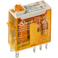 Finder 46.52 Mini Industrieel Relais 8A 230VAC Met Test LED - 46.52.8.230.0054