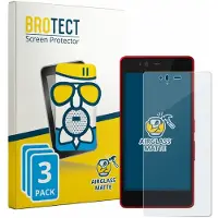 BROTECT - Screenprotector voor Fujitsu Arrows M04 - Folie Beschermfolie Beschermglas matte 3 Stuks