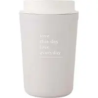Zusss Thermosbeker Love This Day Roestvrij Staal Sand