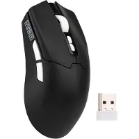 EPOMAKER Click Lite - Draadloze Gaming Muis - 59g Ultralicht - PAW3311 Sensor - 12.000 DPI - Tri-Mode (2.4G/BT/USB-C) - 500mAh Batterij - 5 Programmeerbare Knoppen - Zwart
