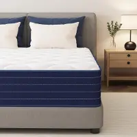 Laura Hybride Pocketvering Matras 140x200x25 cm – Gel Traagschuim 7-Zone Orthopedisch Medium-Hard Matras met Bewegingsisolatie, Drukverlichting & Ademend Slaapcomfort