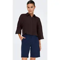 JDY Blouse 'JDYTheis' chocoladebruin