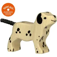 Holztiger Houten figuur Staande Dalmatiër klein - Handgeschilderd - Europese productie