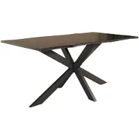 Lizzely Garden & Living Eettafel langwerpig 160cm Jeffo zwart langwerpige tafel