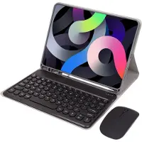 INF Bluetooth-toetsenbordhoes met muis compatibel met Samsung Galaxy Tab A9+ 11-inch - Zwart