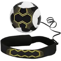 INF Elastische trainingsband voor voetbal Geel / Zwart