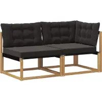 vidaXL Buiten bank set Massief Acacia Hout Wit