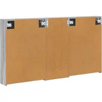 vidaXL Badkamerkast set 3 st 130 x 14,5 x 70 cm Bewerkt hout