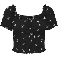 ONLY Blouse 'ONLHillary' lichtgrijs / zwart