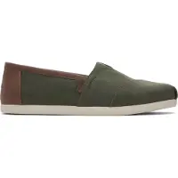Toms ALPARGATA Heren Espadrilles Donkergroen