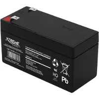 Xtreme Gel accu, AGM-batterij, 12V, 3,4Ah, 3,4 Ah, GelAkku, reserveaccu, , onderhoudsvrij