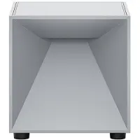 Sigor Nutalis mini LED tafellamp, mist grijs, IP54, dimbaar mini,, alu / grijs / zink, Woon-/ Eetkamer, Aluminium