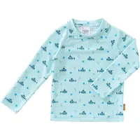 Fresk Zwemshirt 62 - Sneldrogende Zwemkleding voor Kinderen - UPF 50 - Zwemshirt voor Jongens - Zwempak met Lange Mouwen - Blauw - Submarine