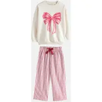 Next Nachtkledij pink / rood / natuurwit