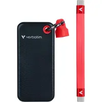 Verbatim Draagbare Harde Schijf - - Pocket SSD 1To - USB 3.2 Gen 2 - 1000 Mo/s - Wasmachinebestendig