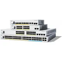 Cisco Catalyst 1300X-48P-4X - Switch - Laag 3 - beheerd - 4 x 10 Gigabit SFP28 + 48 x 10/100/1000 (PoE+) - voor montage in een rack - PoE+ (740 W)