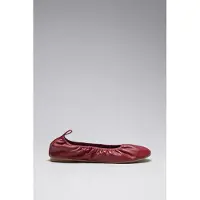 And Other Stories & Other Stories Luna Nappa Ballerina Red Maat: 41 | Ballerina's Outlet | Dames | Rood