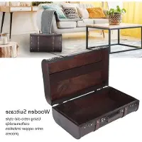 OEM Antieke houten koffer, geschikt als rekwisiet voor fotografie - een vintage woonaccessoire.