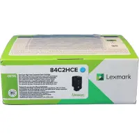 Lexmark Toner 84C2HC0 Cyaan Hoge capaciteit