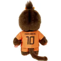 Monchhichi pop meisje voetbal holland - 20 cm