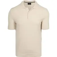 State of Art 3 knoops polo effen creme