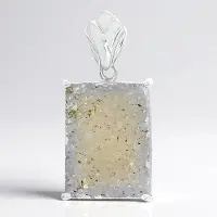 Cavill - Zilveren Hanger - 925 Sterling Zilver - Glitter Agaat 20,13 ct - Rechthoekige Antiek Cabochon - Elegant Dames Sieraad uit Brazilië