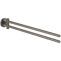 GROHE Start Handdoekhouder – Draaibaar – 439 mm – Wandmontage – Metaal – Geborsteld Hard Graphite
