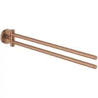 GROHE Start Handdoekhouder – Draaibaar – 439 mm – Wandmontage – Metaal – Geborsteld Warm Sunset