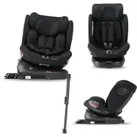 Mooiys Indy Luxe Autostoel i-Size - 360° Draaibaar - Isofix - Zwart