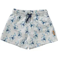 Fresk UV Zwembroek voor Jongens 98 - Sneldrogende Zwemkleding - UV-bescherming UPF 50 - Zwemshort Kinderen - Creme - Monkey