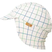 Fresk UV 50+ Zonnehoed voor kinderen 74 – Beschermende Reishoed – Hoofdbescherming Jongens - Creme - Classic Check
