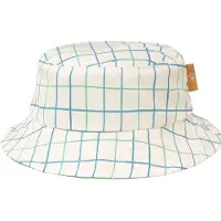 Fresk UV 50+ Zonnehoed voor kinderen 74 – Beschermende Reishoed – Hoofdbescherming Jongens - Creme - Classic Check