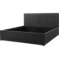 Notio Living Hamar-Bed 180x200 cm Fabric Anthracite