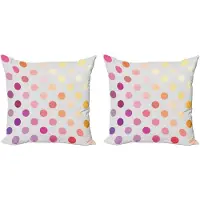 Abakuhaus Decoratieve kussenhoes met stipp 2 stuks, digitaal, 50x50 cm, wit/meerkleurig