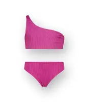 Vingino one shoulder bikini paars Meisjes Polyester Effen - maat 176